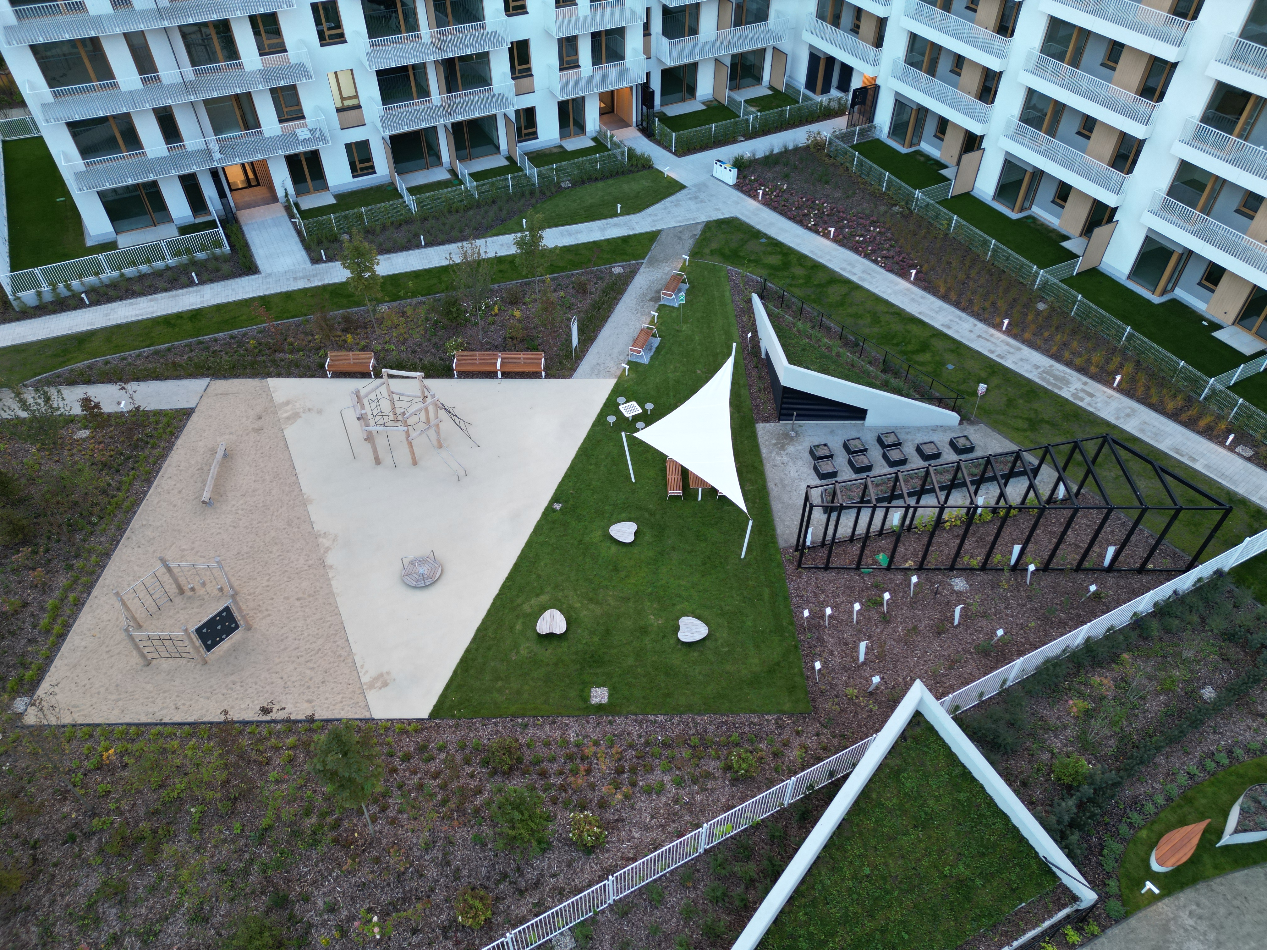 Shared social and play area in Neowo stage two